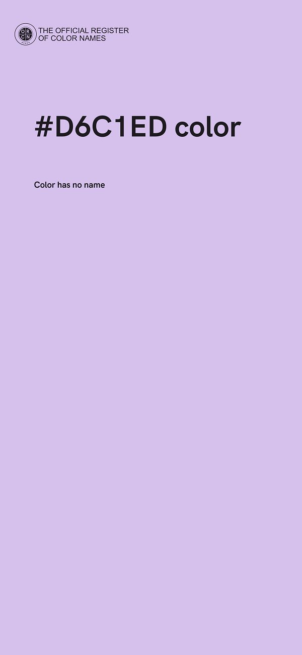 #D6C1ED color image