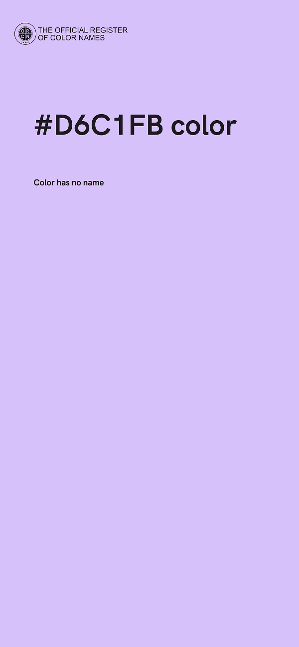 #D6C1FB color image