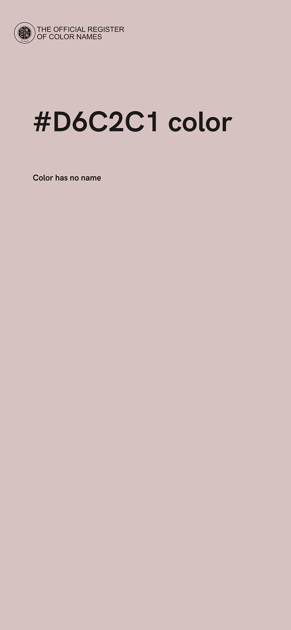 #D6C2C1 color image
