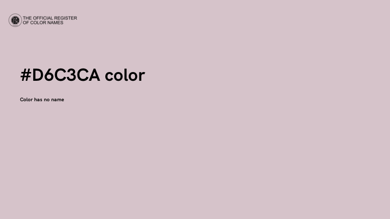 #D6C3CA color image