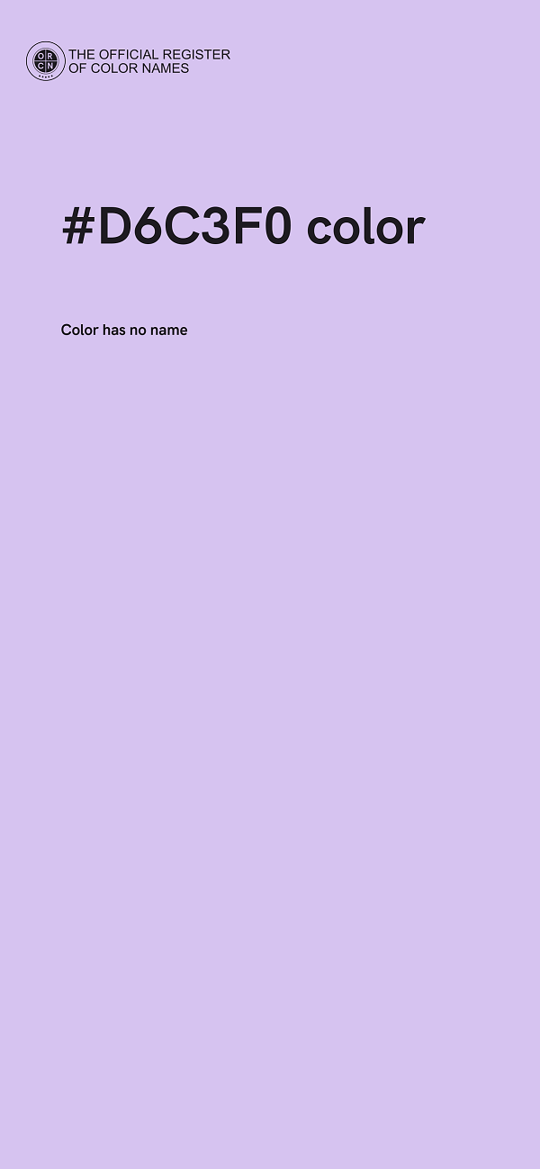 #D6C3F0 color image