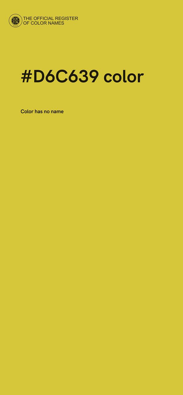 #D6C639 color image