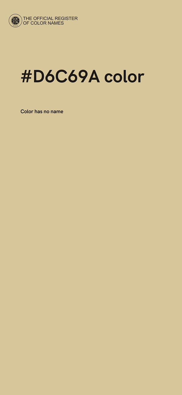 #D6C69A color image