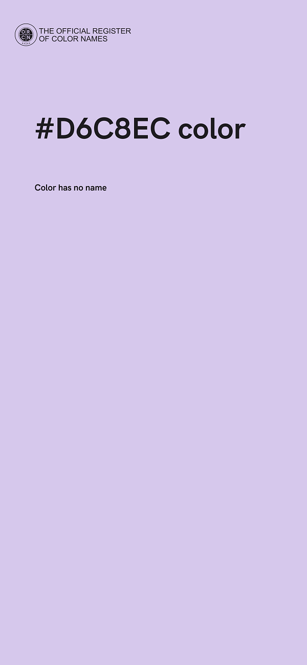 #D6C8EC color image