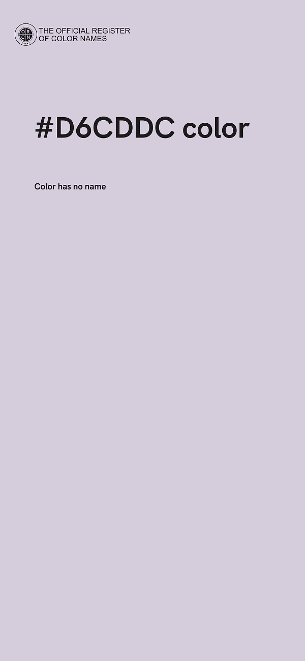 #D6CDDC color image