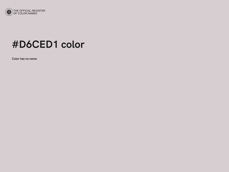 #D6CED1 color image