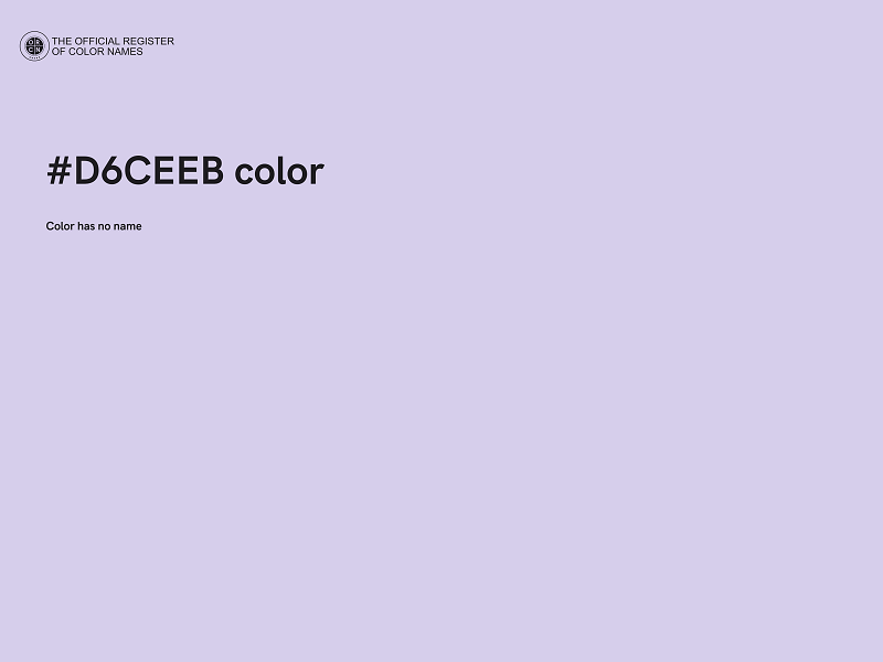 #D6CEEB color image