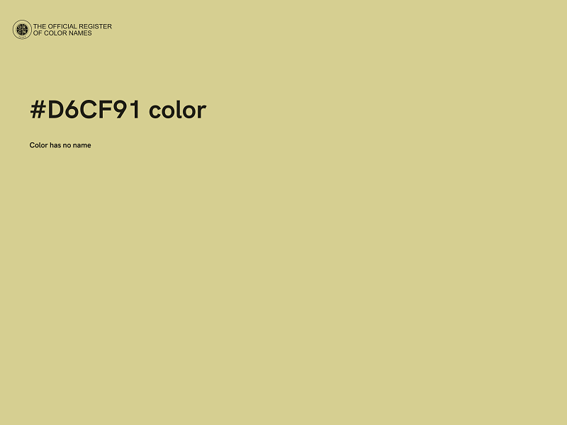 #D6CF91 color image