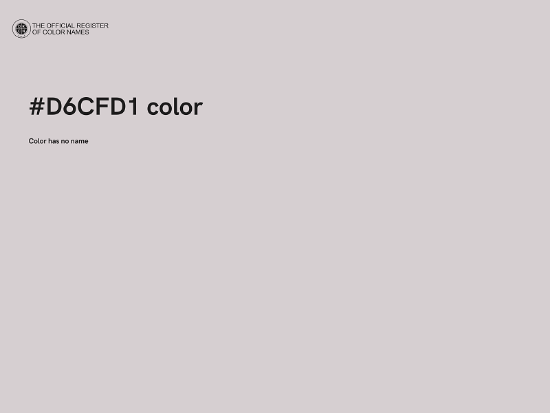 #D6CFD1 color image