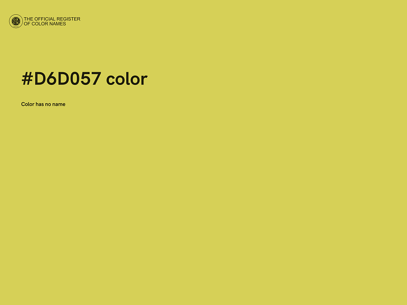 #D6D057 color image