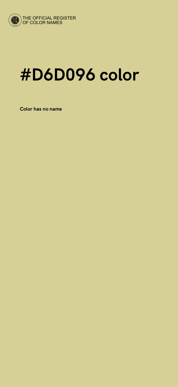 #D6D096 color image