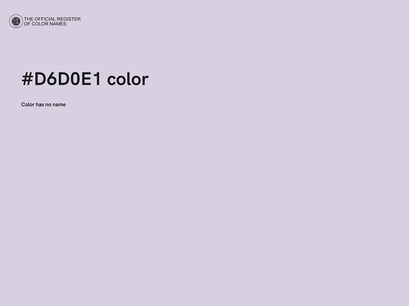 #D6D0E1 color image