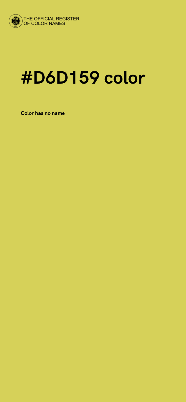 #D6D159 color image