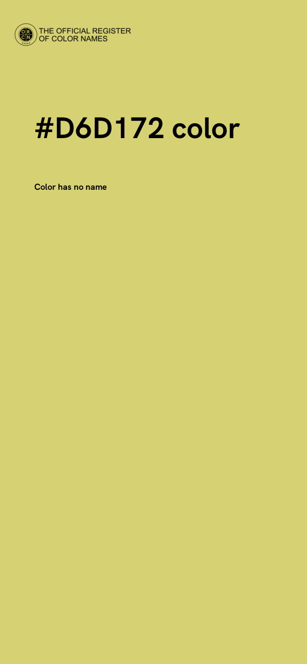 #D6D172 color image
