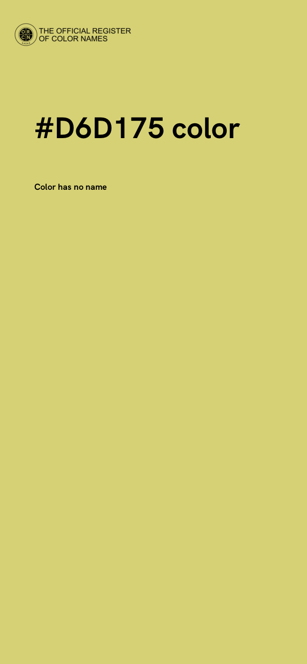 #D6D175 color image