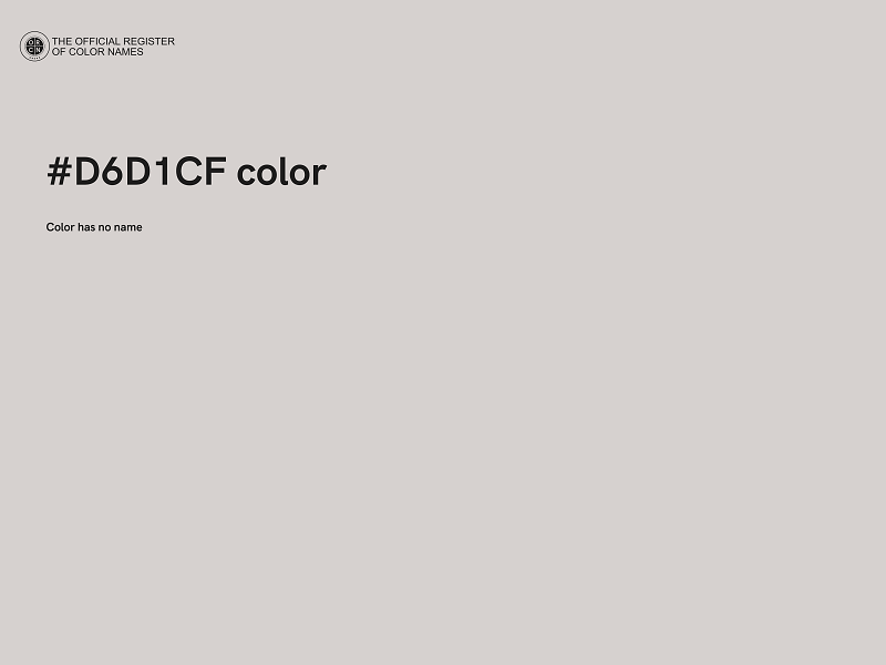#D6D1CF color image