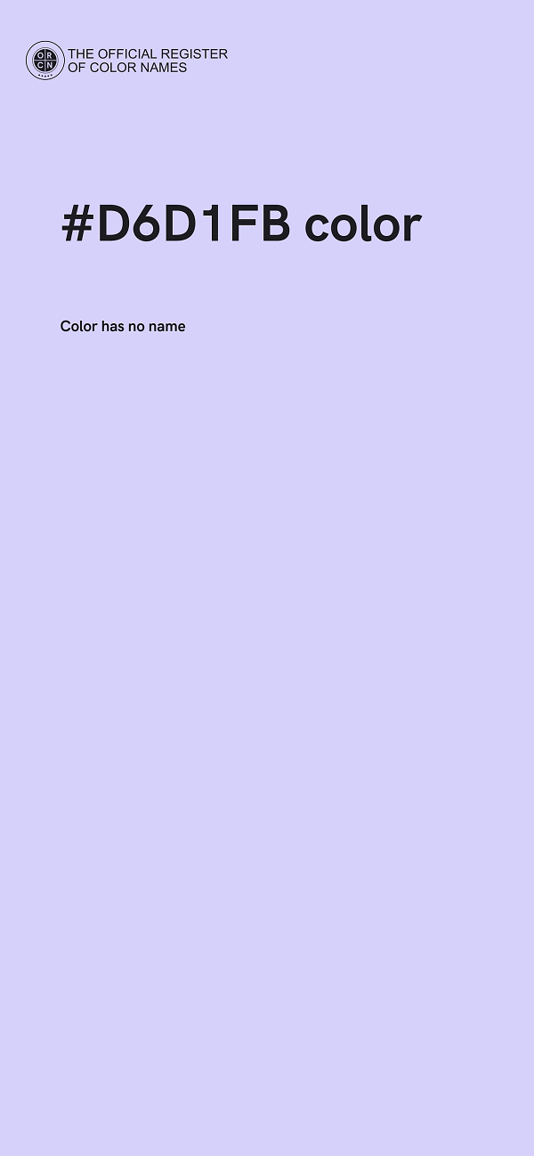 #D6D1FB color image