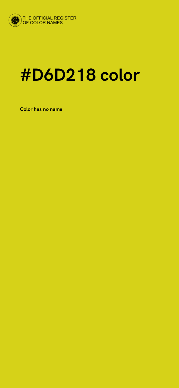 #D6D218 color image