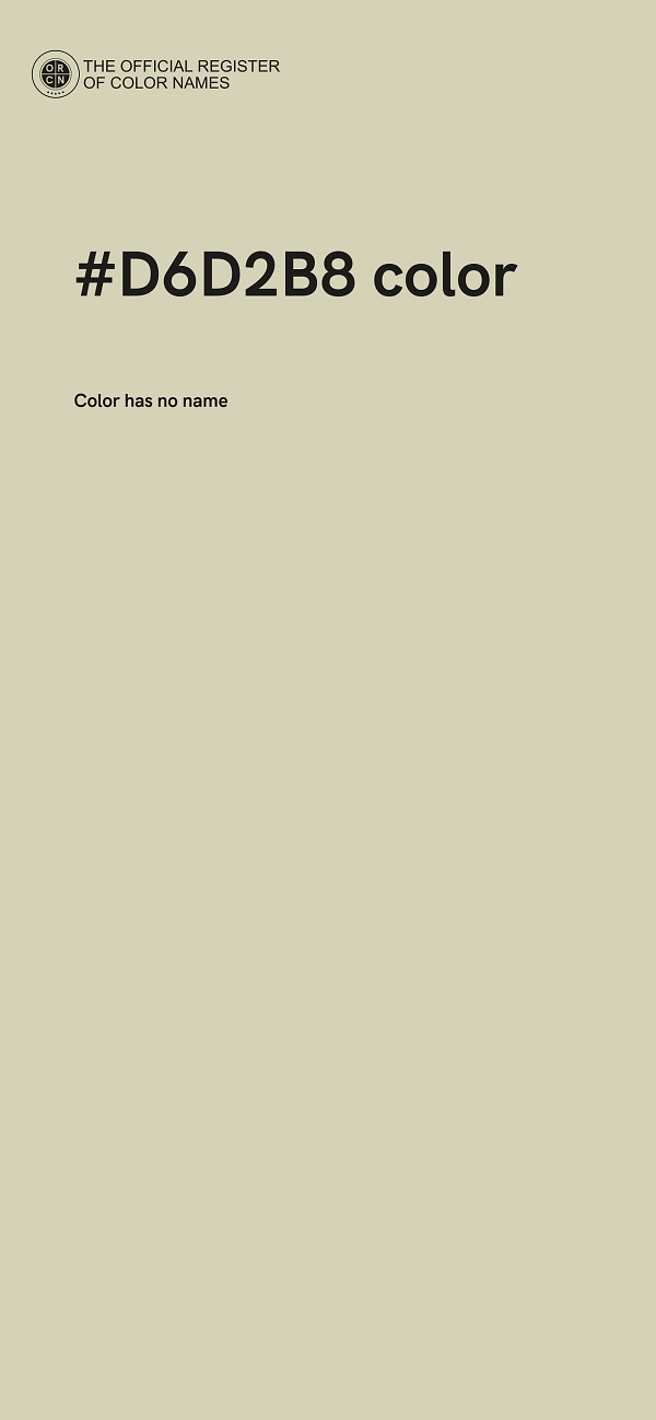 #D6D2B8 color image