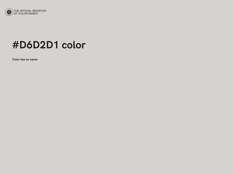 #D6D2D1 color image