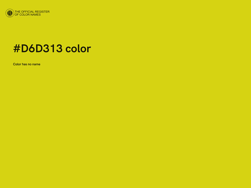 #D6D313 color image