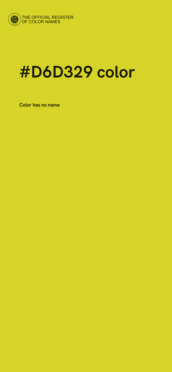 #D6D329 color image