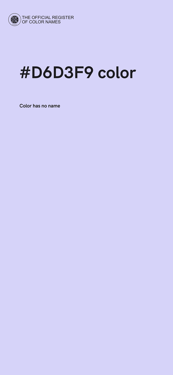#D6D3F9 color image