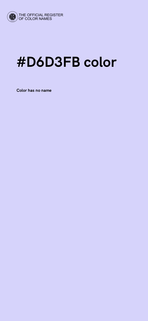 #D6D3FB color image