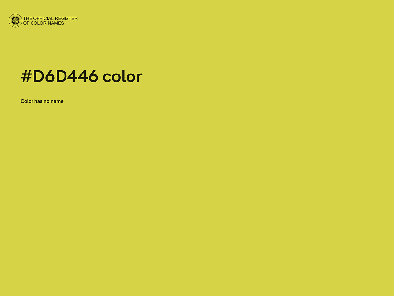 #D6D446 color image