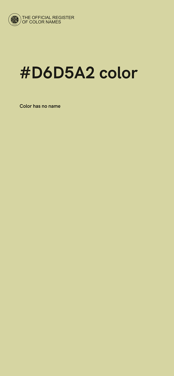 #D6D5A2 color image