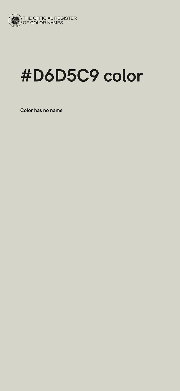 #D6D5C9 color image