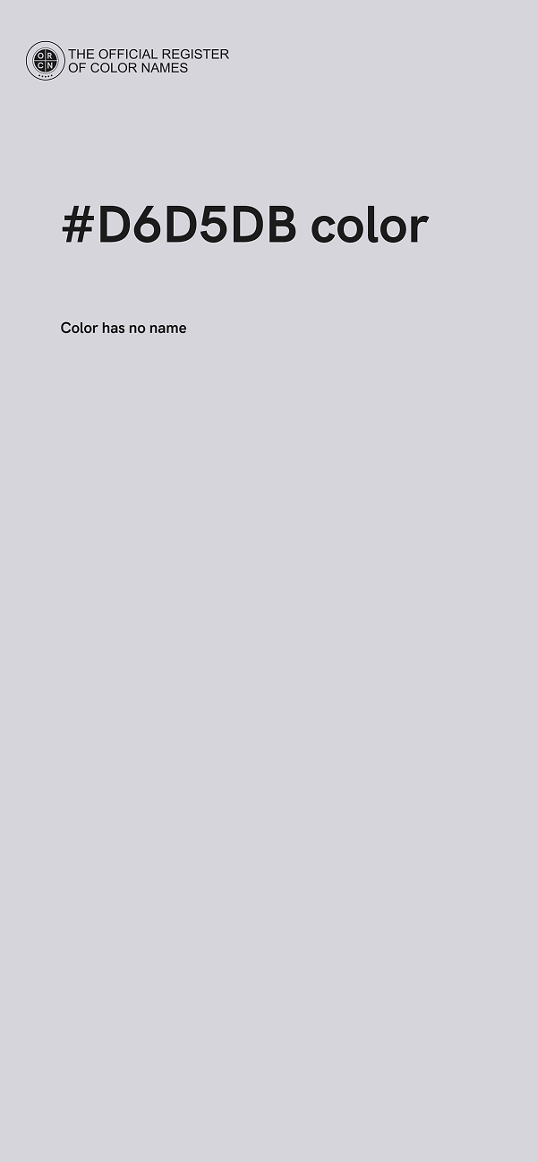 #D6D5DB color image