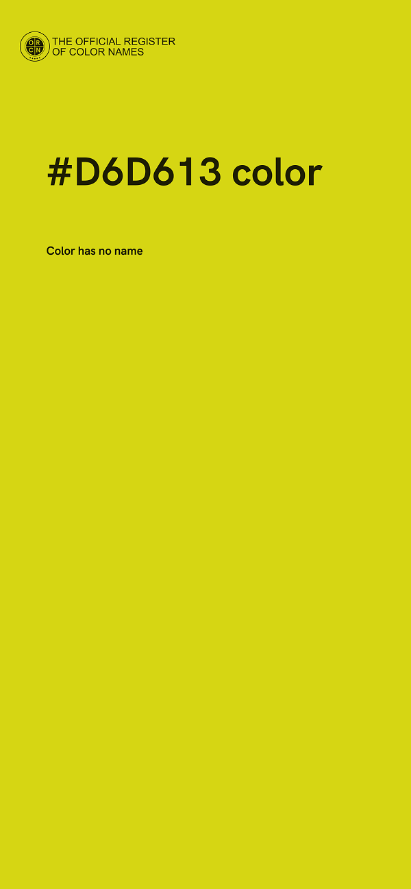 #D6D613 color image