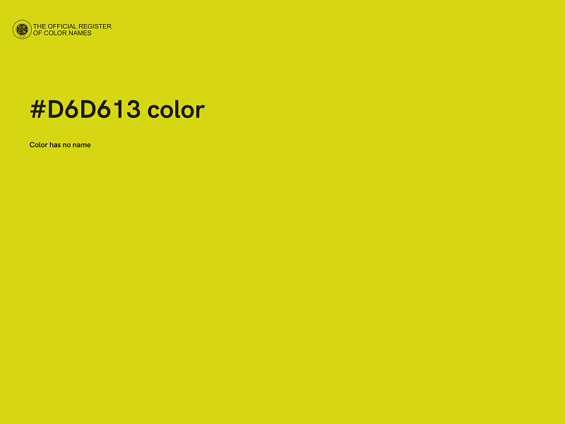 #D6D613 color image