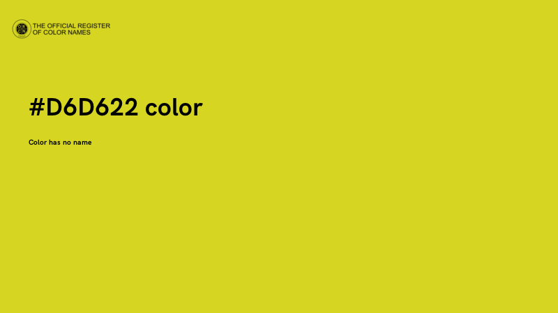 #D6D622 color image