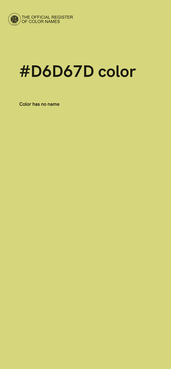 #D6D67D color image