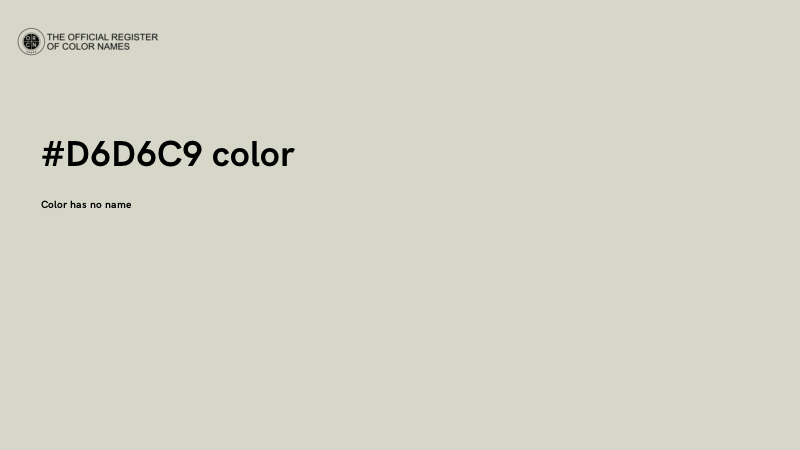 #D6D6C9 color image