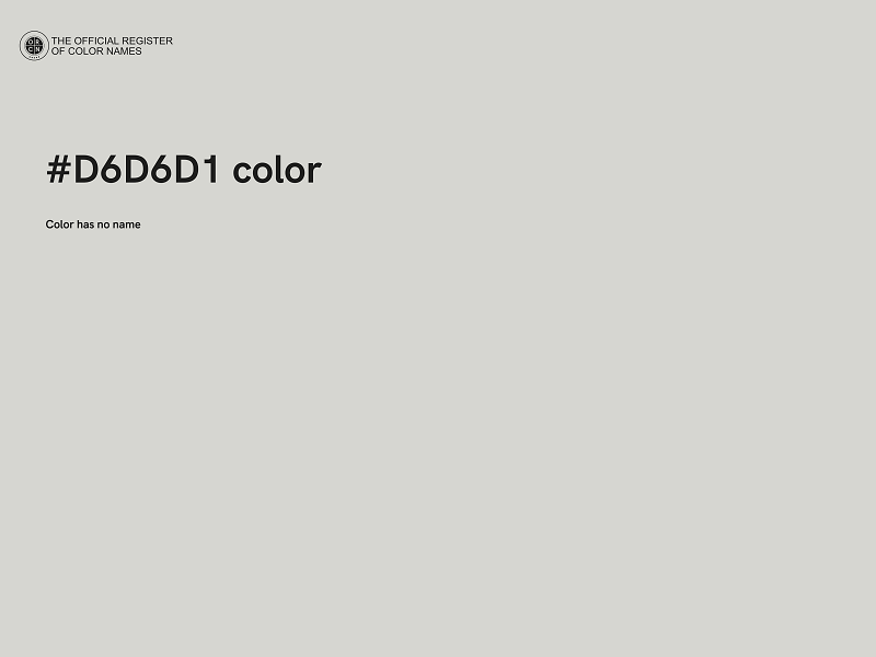 #D6D6D1 color image