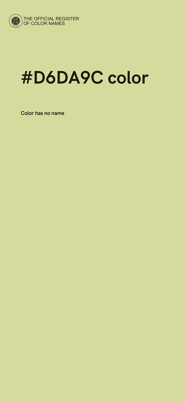 #D6DA9C color image
