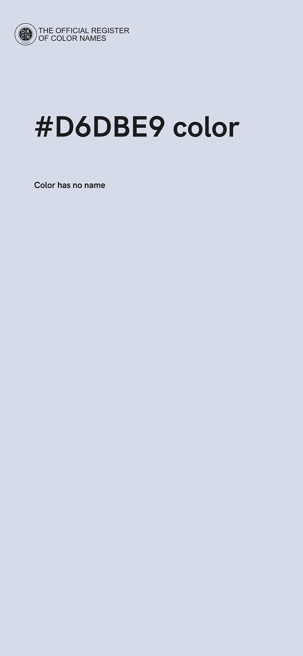 #D6DBE9 color image