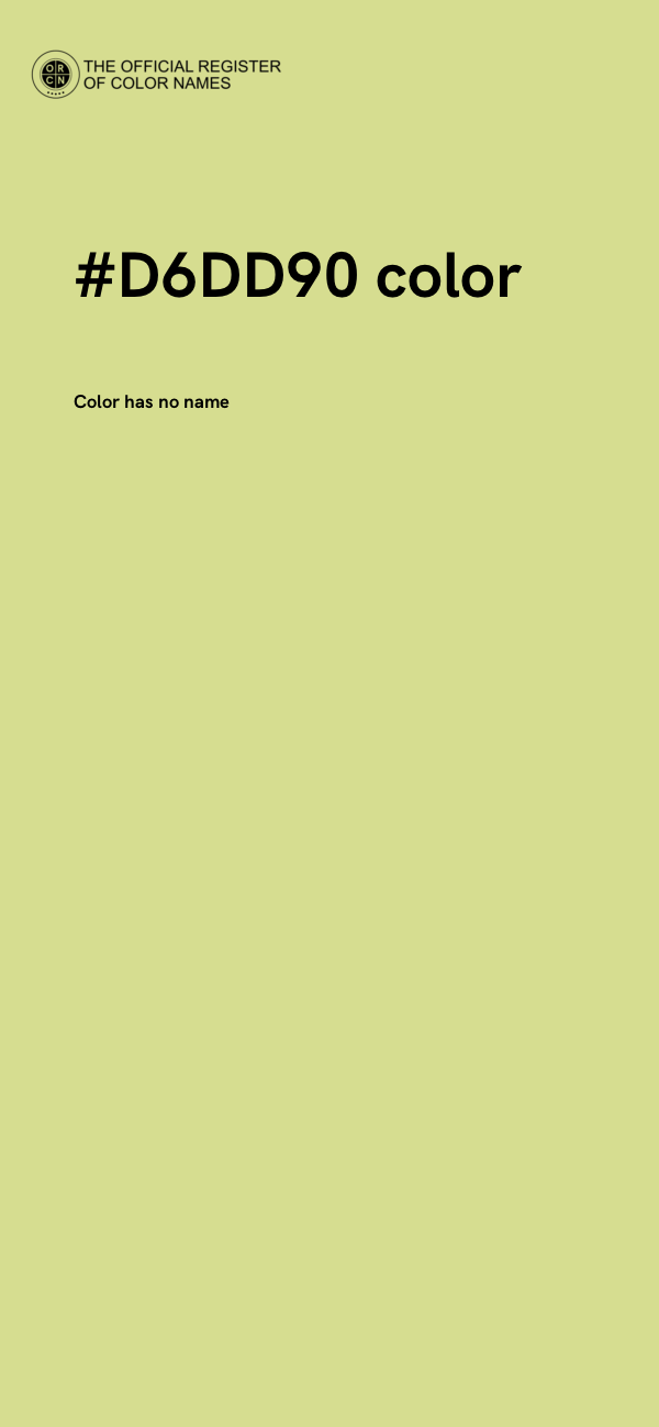 #D6DD90 color image