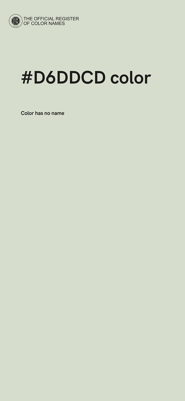 #D6DDCD color image