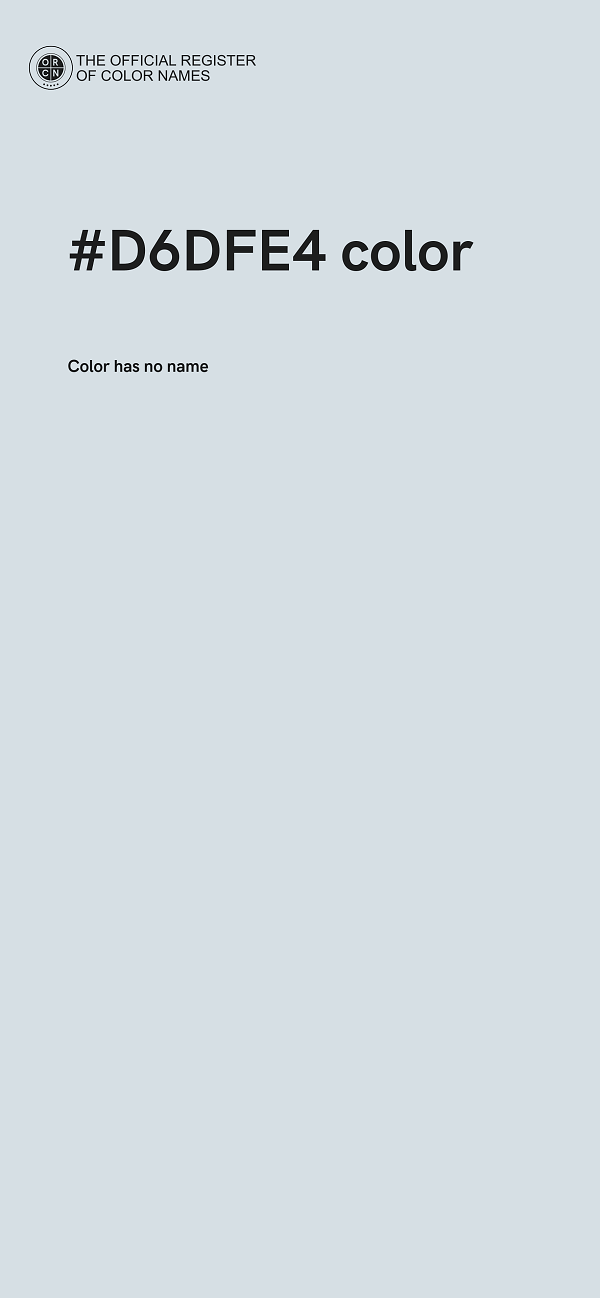 #D6DFE4 color image