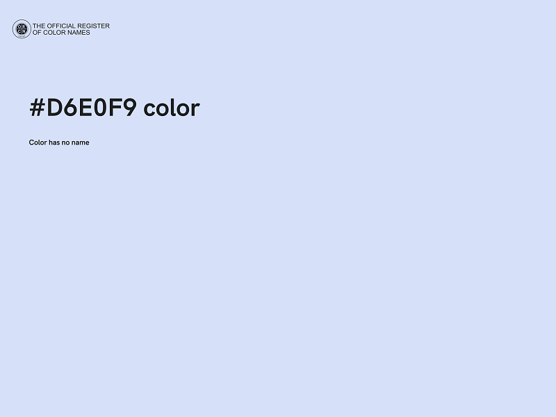 #D6E0F9 color image