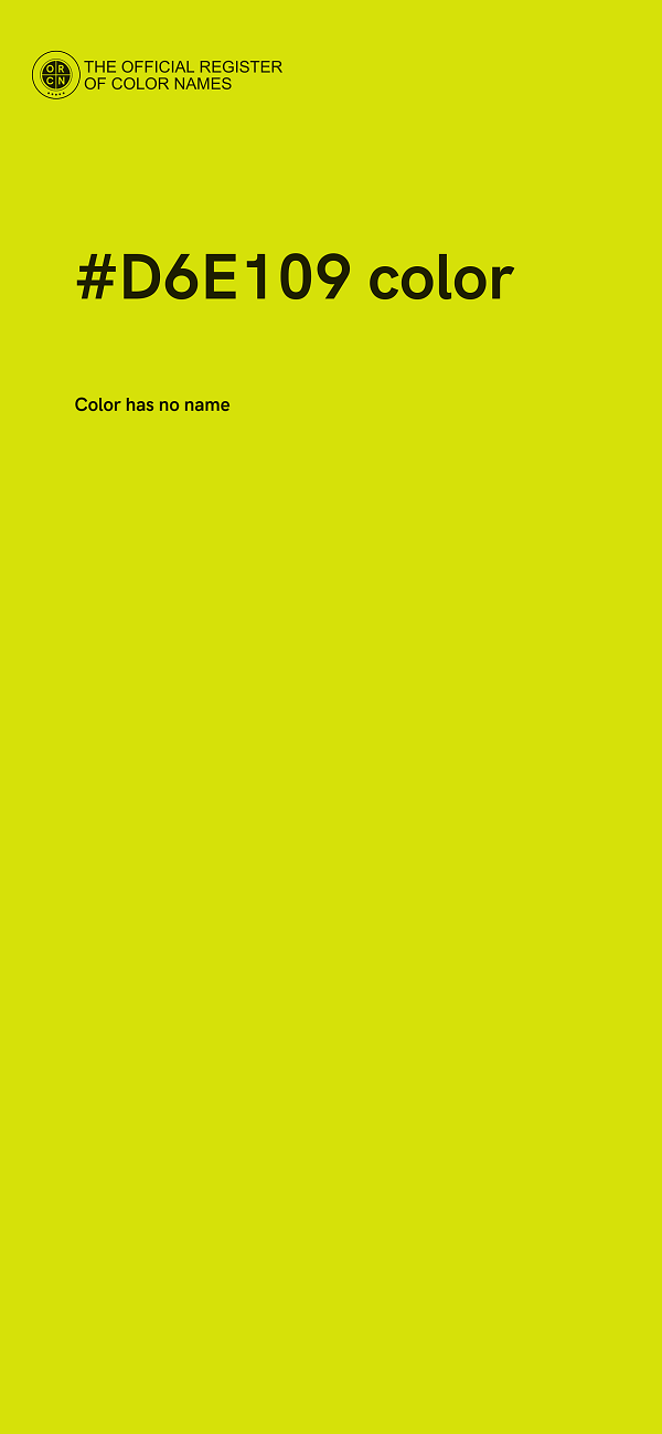 #D6E109 color image