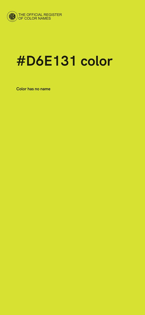 #D6E131 color image