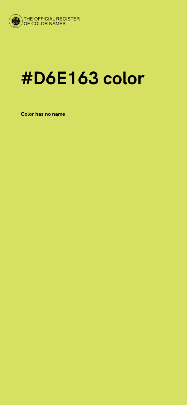 #D6E163 color image