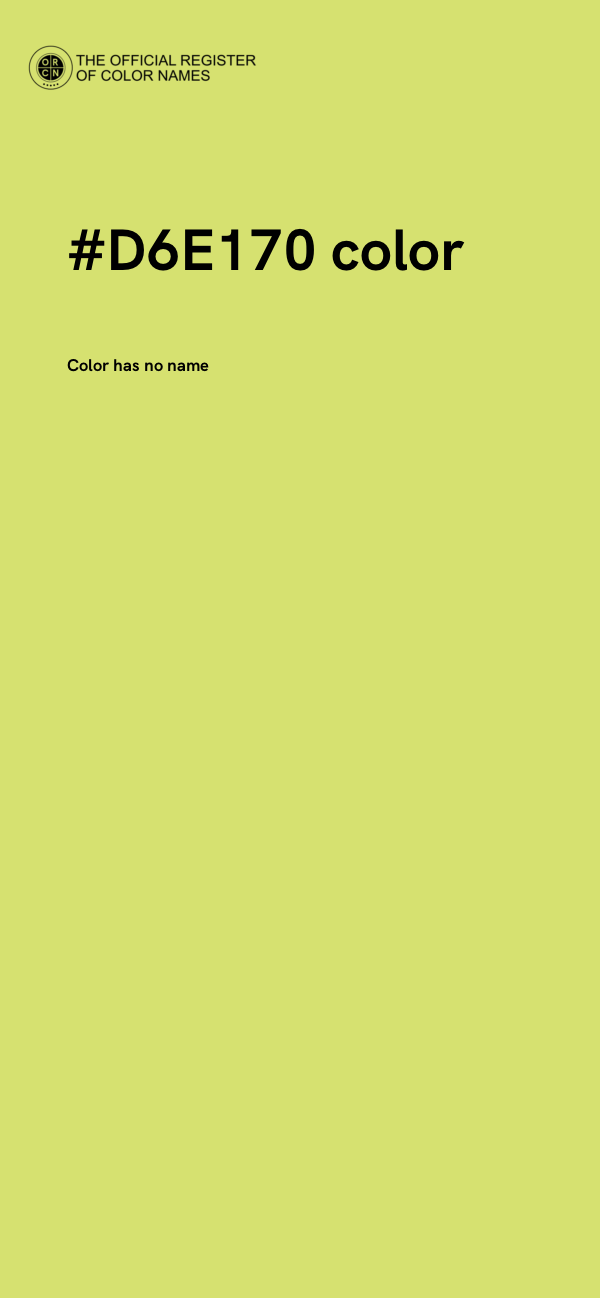 #D6E170 color image