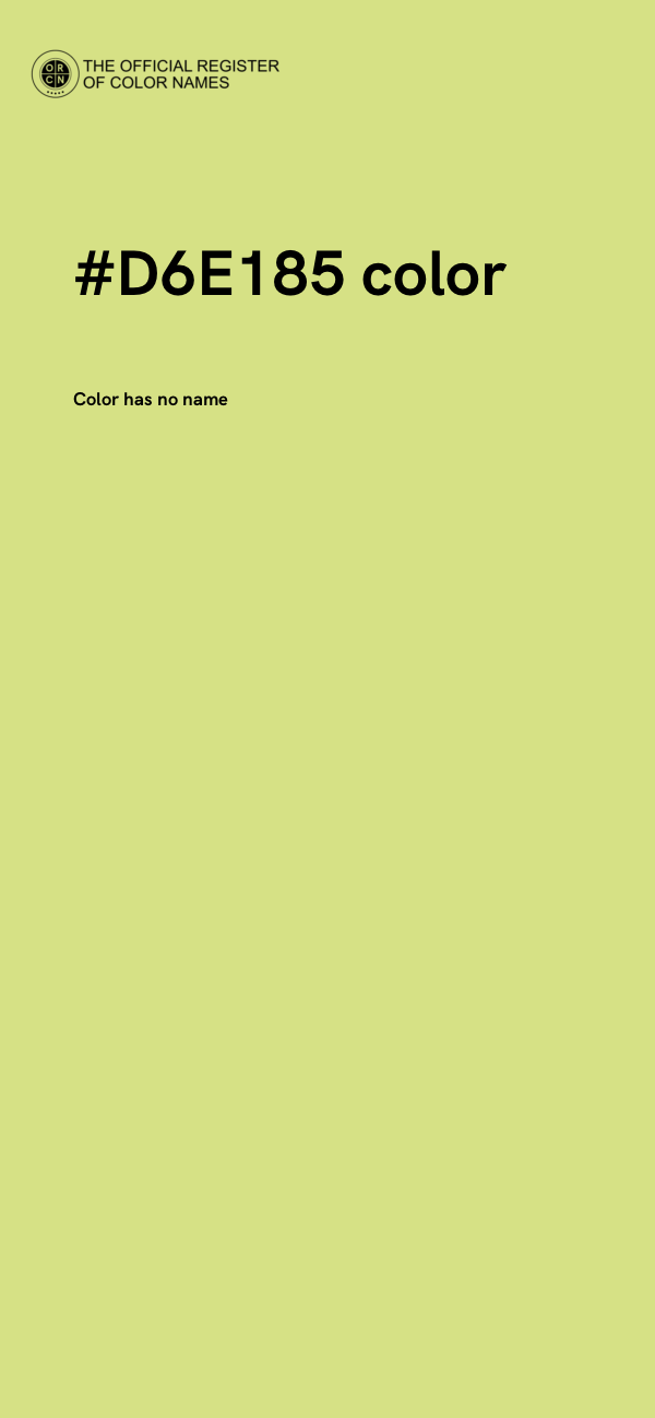 #D6E185 color image