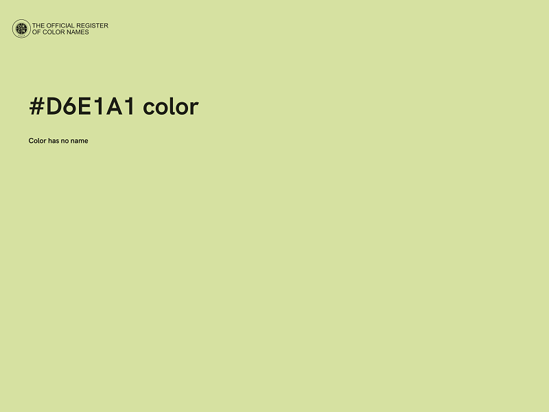 #D6E1A1 color image